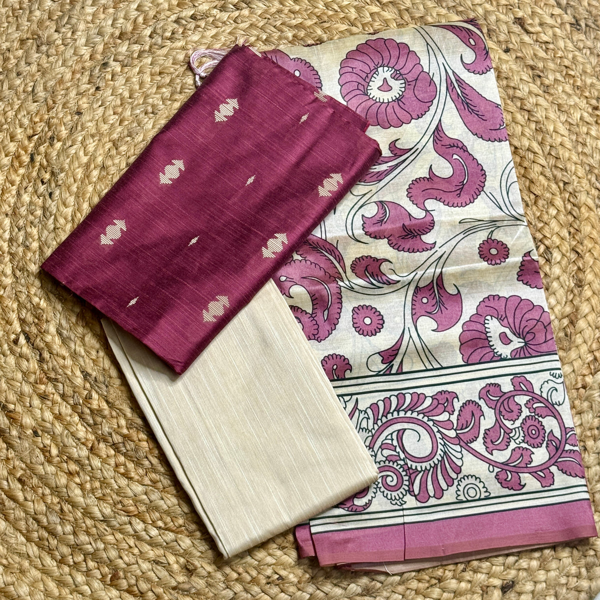 Raw Silk Salwar Suit