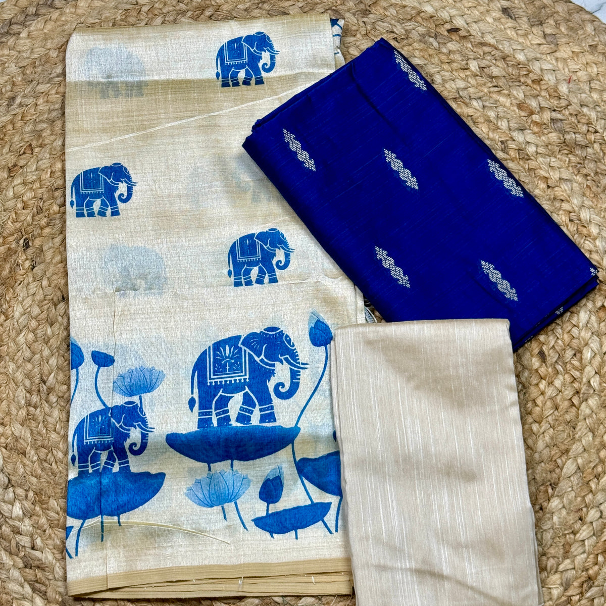 Raw Silk Salwar Suit