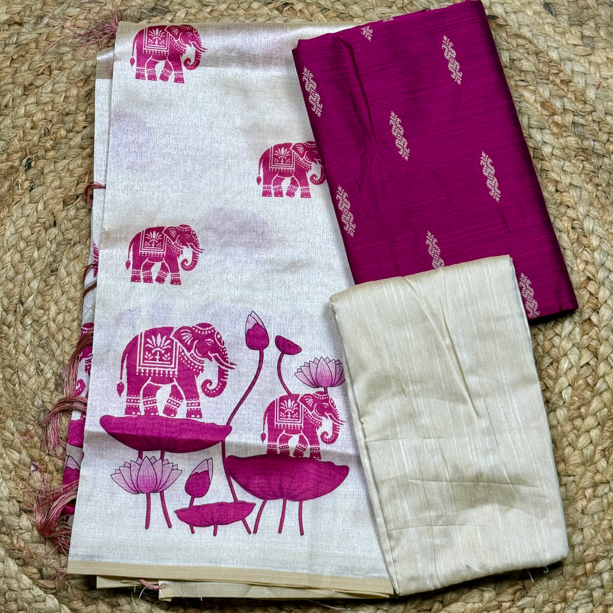 Raw Silk Salwar Suit