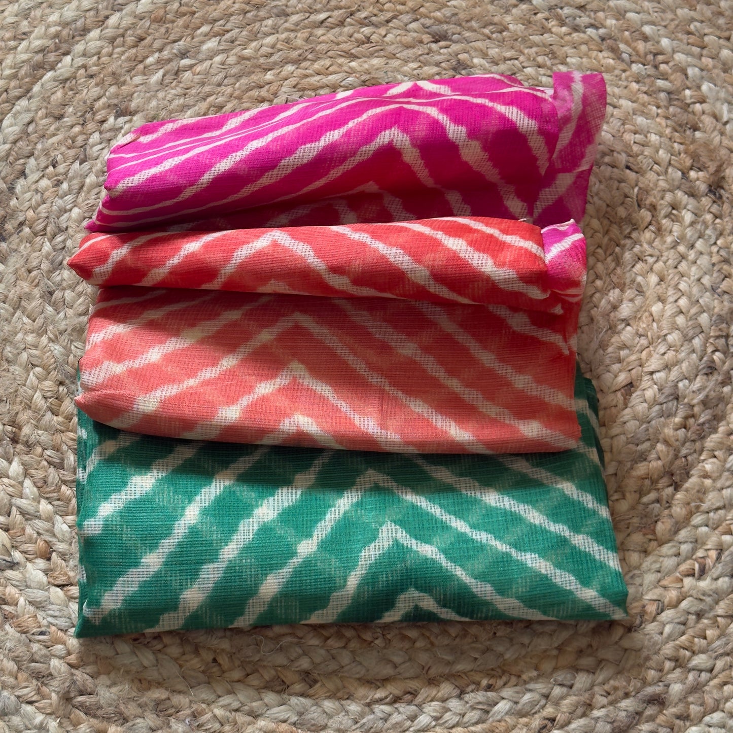 Multi Zig Zag Kota Cotton