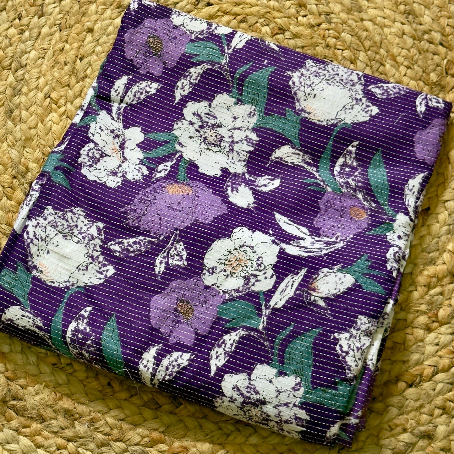Katha Cotton- Purple