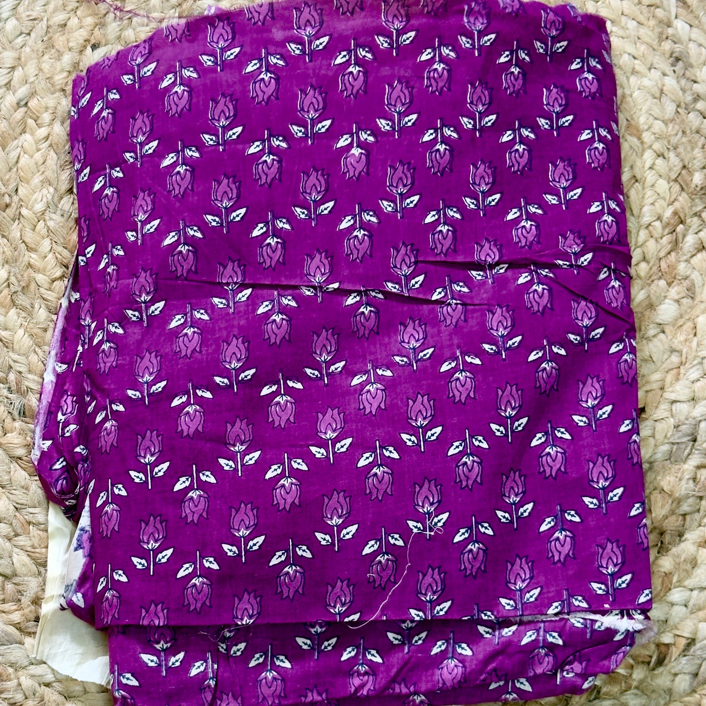 Cambric cotton- Purple Floral
