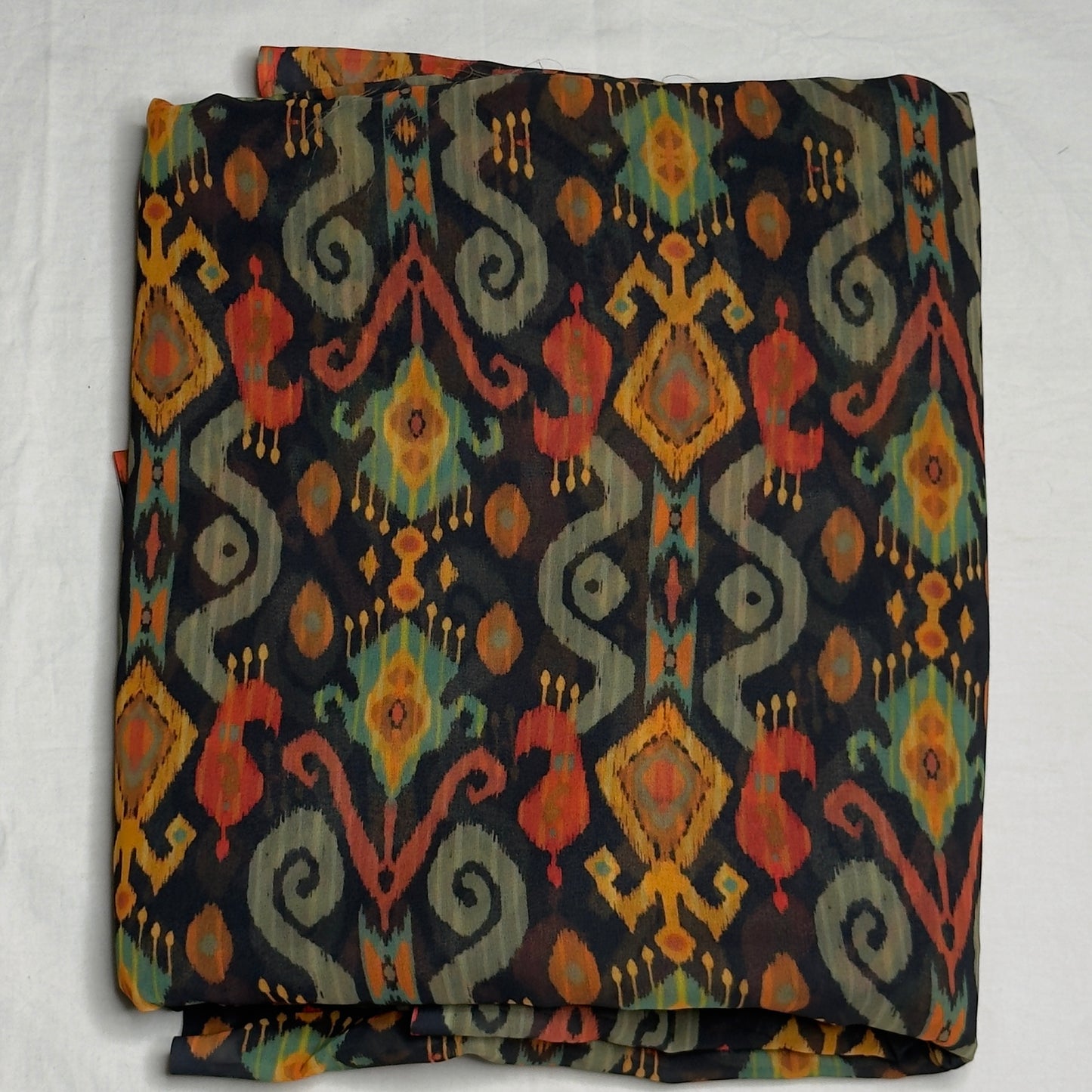 Digital Georgette- Midnight Blue