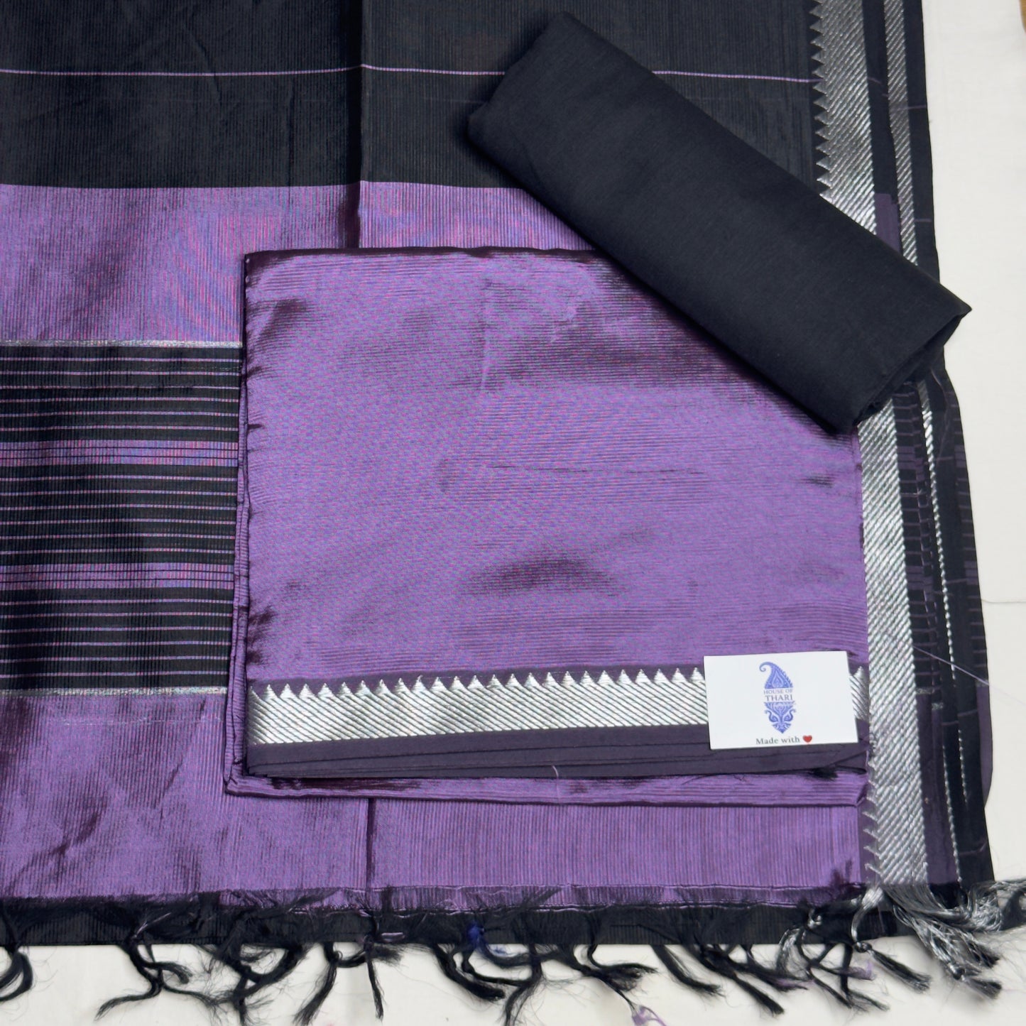 Mangalagiri suit- Purple HOTUSM274
