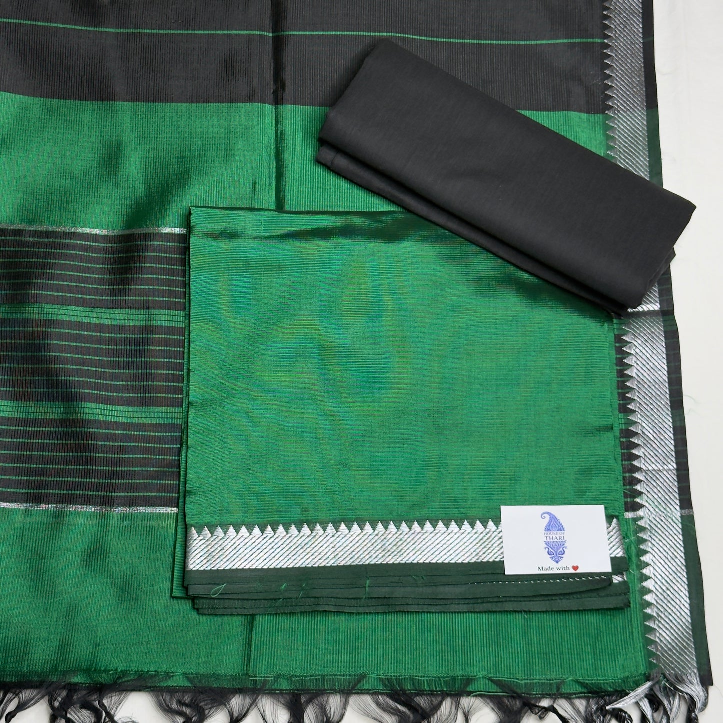 Mangalagiri suit- Dark Green HOTUSM274