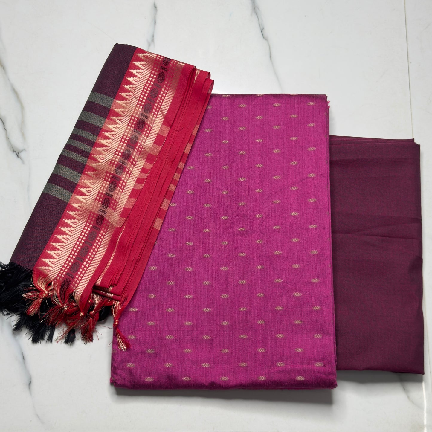 Raw Silk Salwar Suit HOTUSM335
