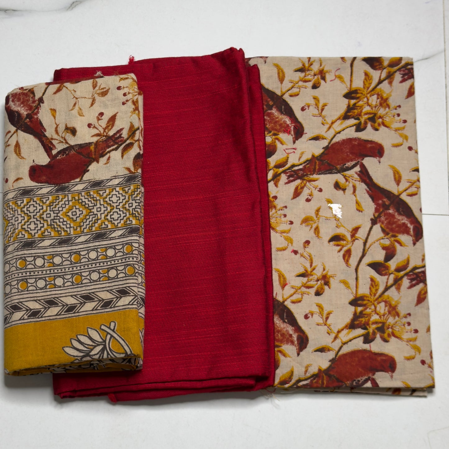 Kalamkari + Raw Silk Suit HOTUSM261
