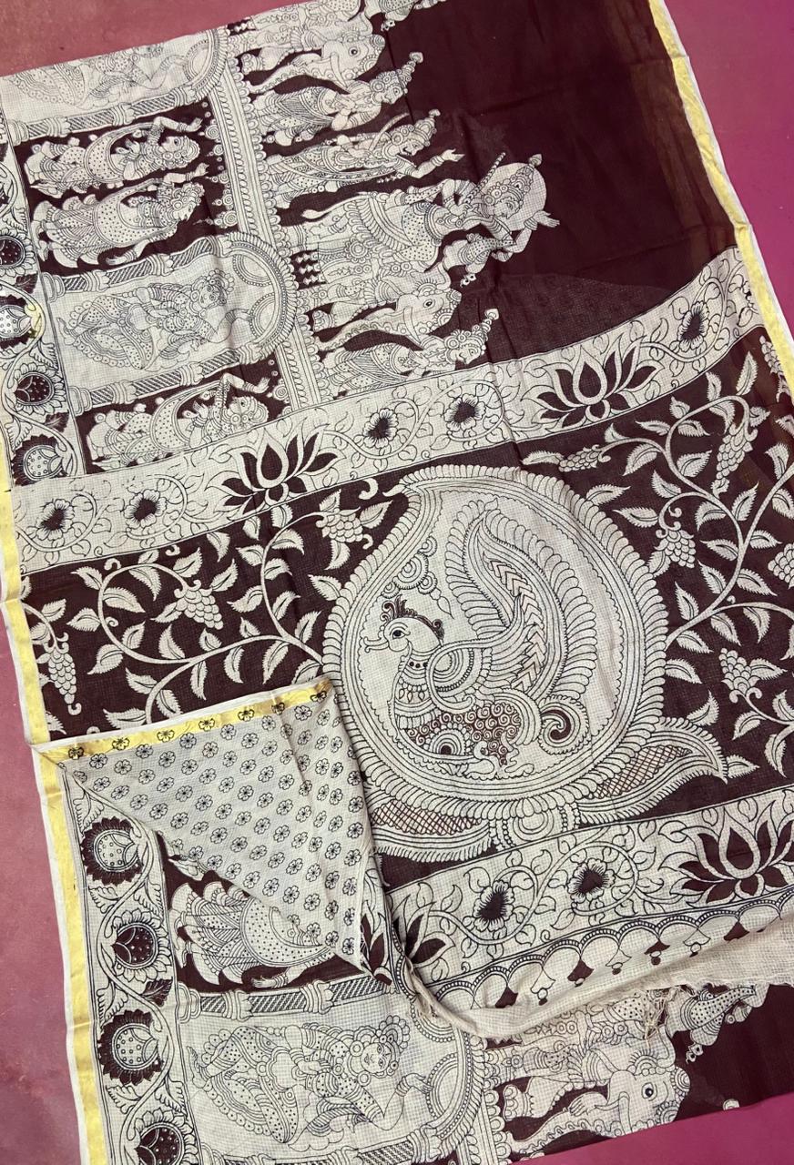 Kalamkari Kota Saree HOTCS05