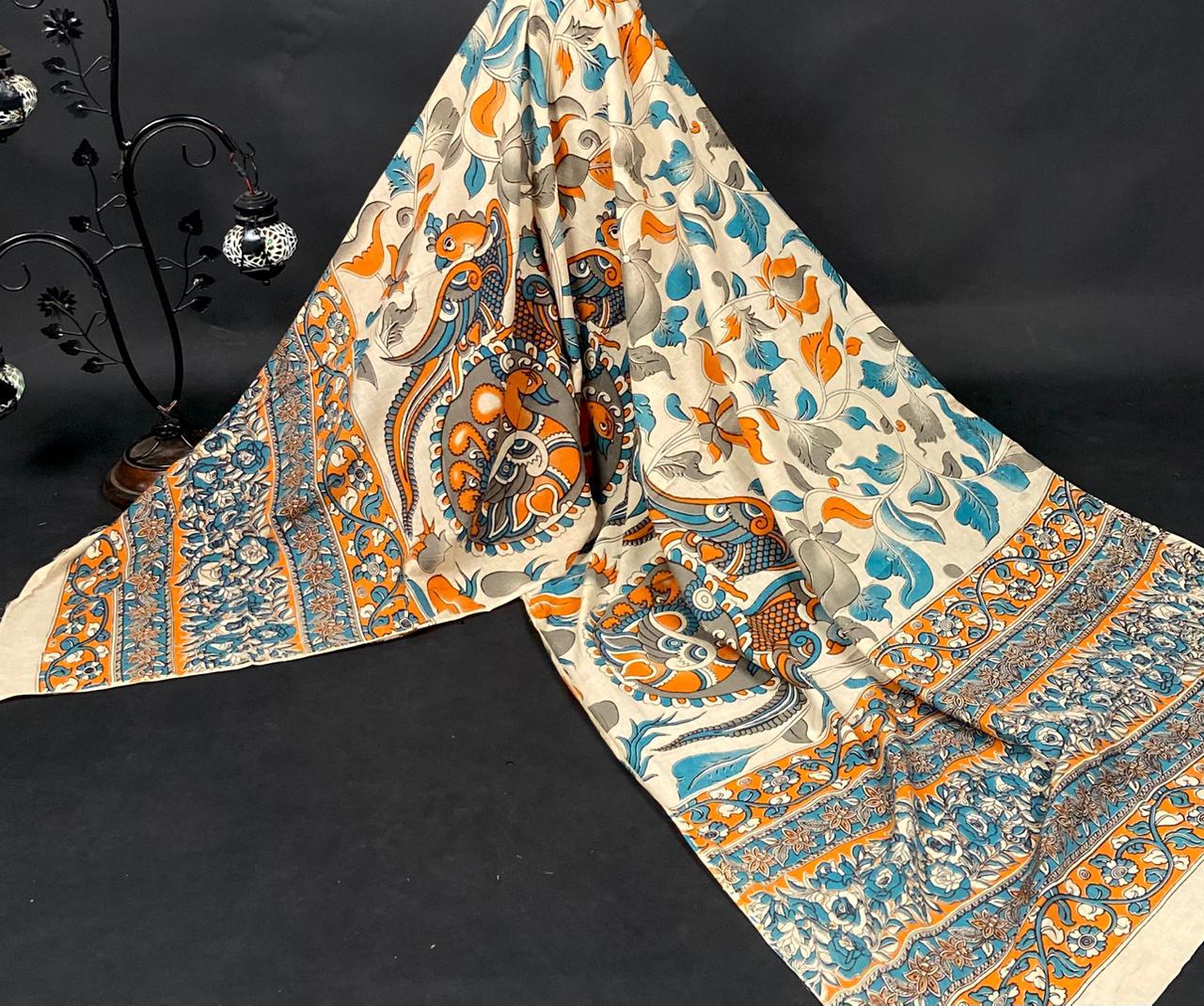 Kalamkari Cotton Dupatta - 2