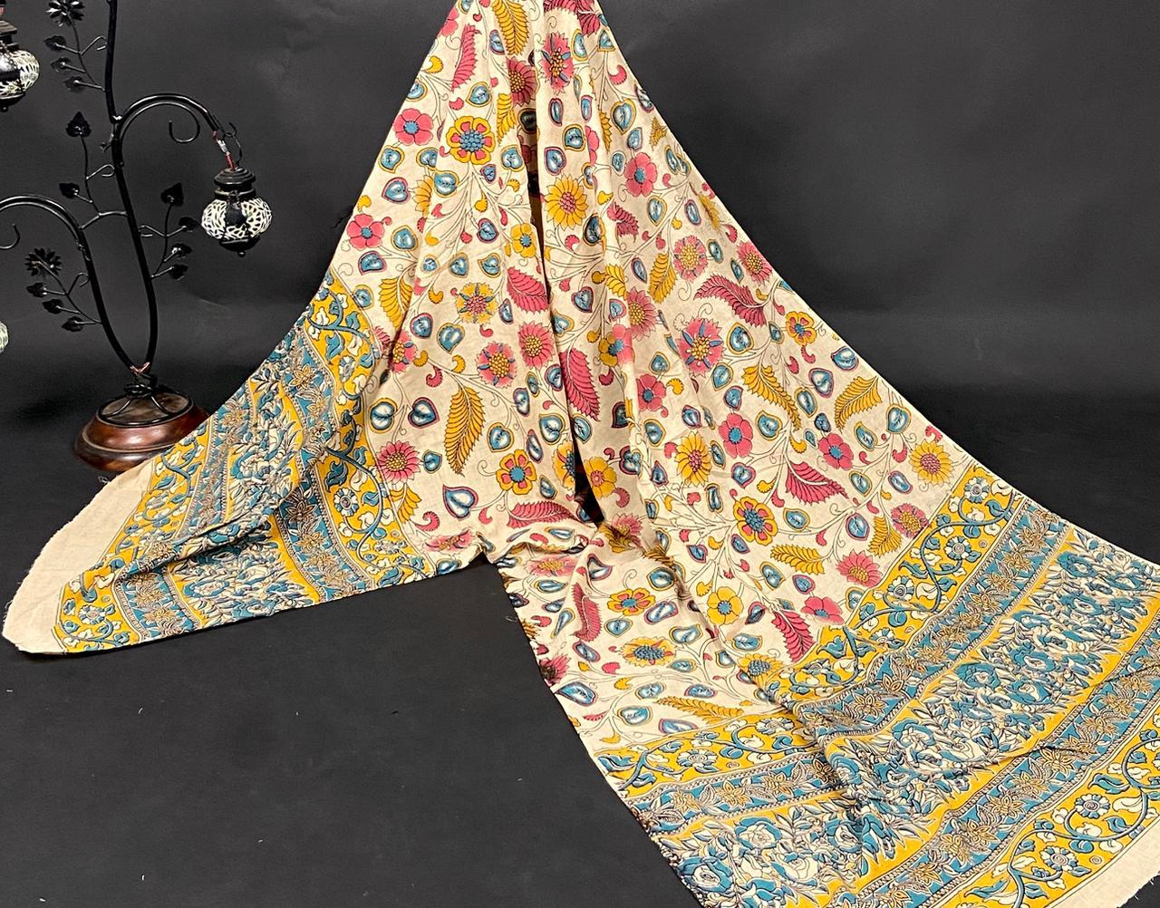 Kalamkari Cotton Dupatta - 11