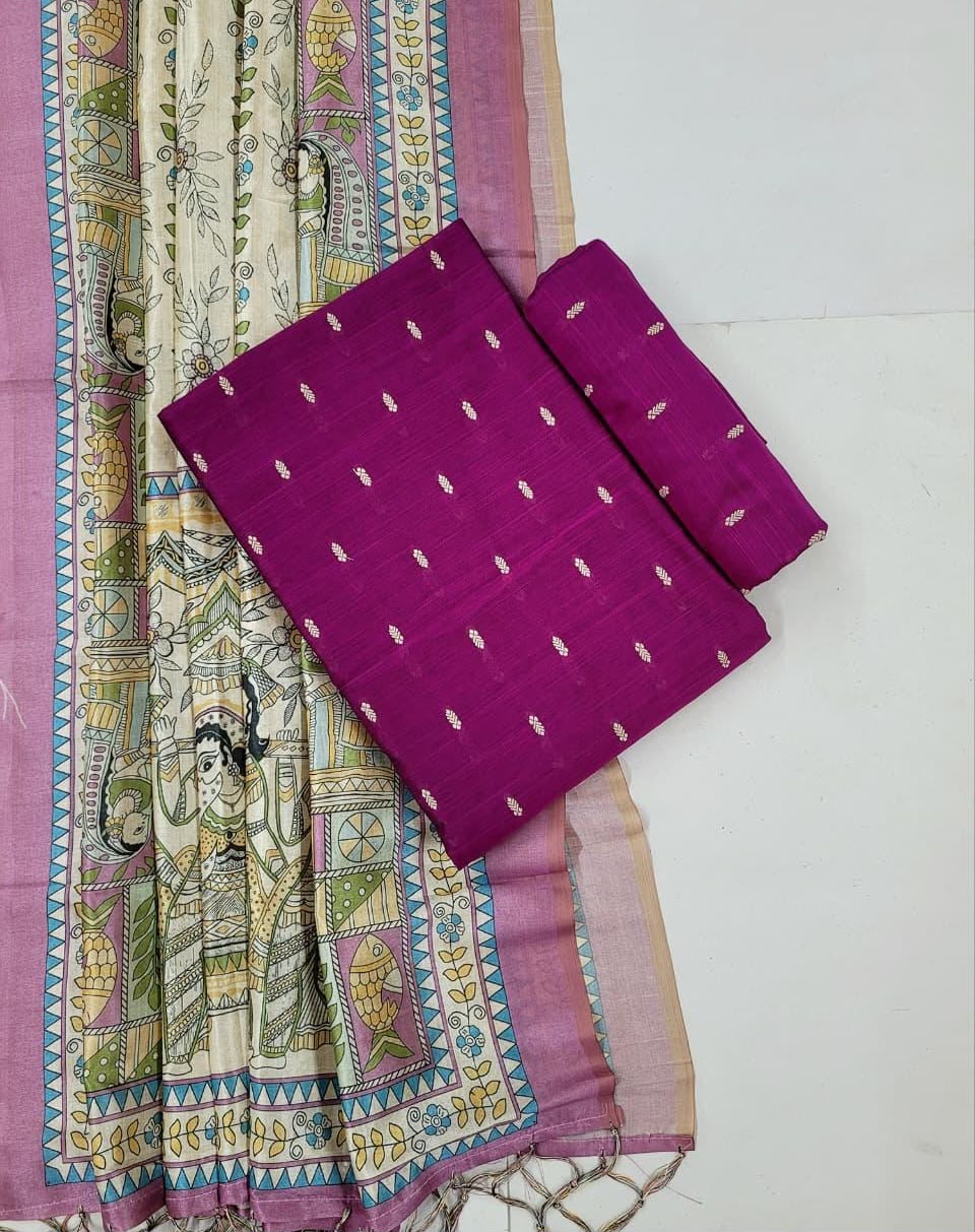 Raw Silk Salwar Suit HOTUSM364