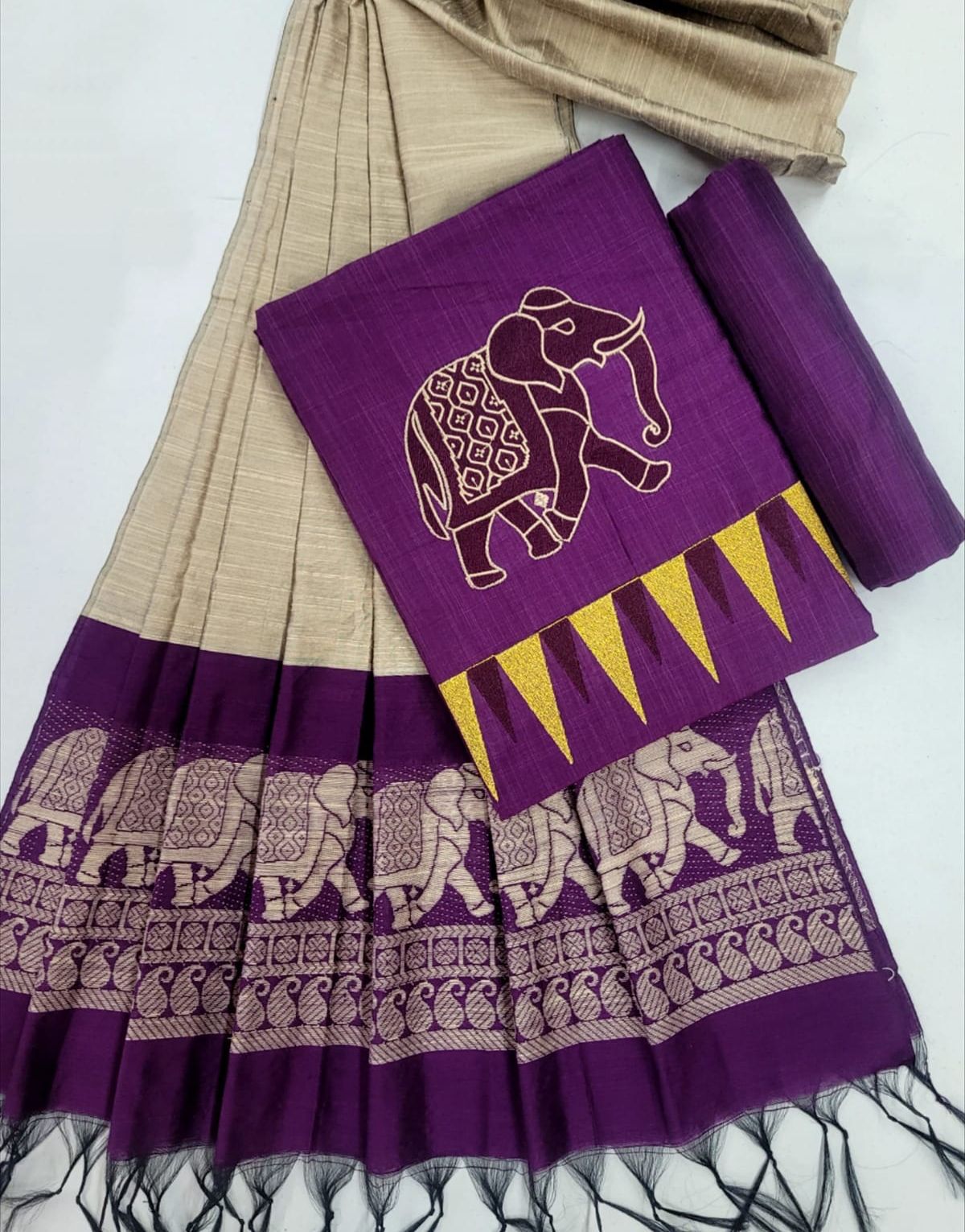 Raw Silk Salwar Suti HOTUSM502