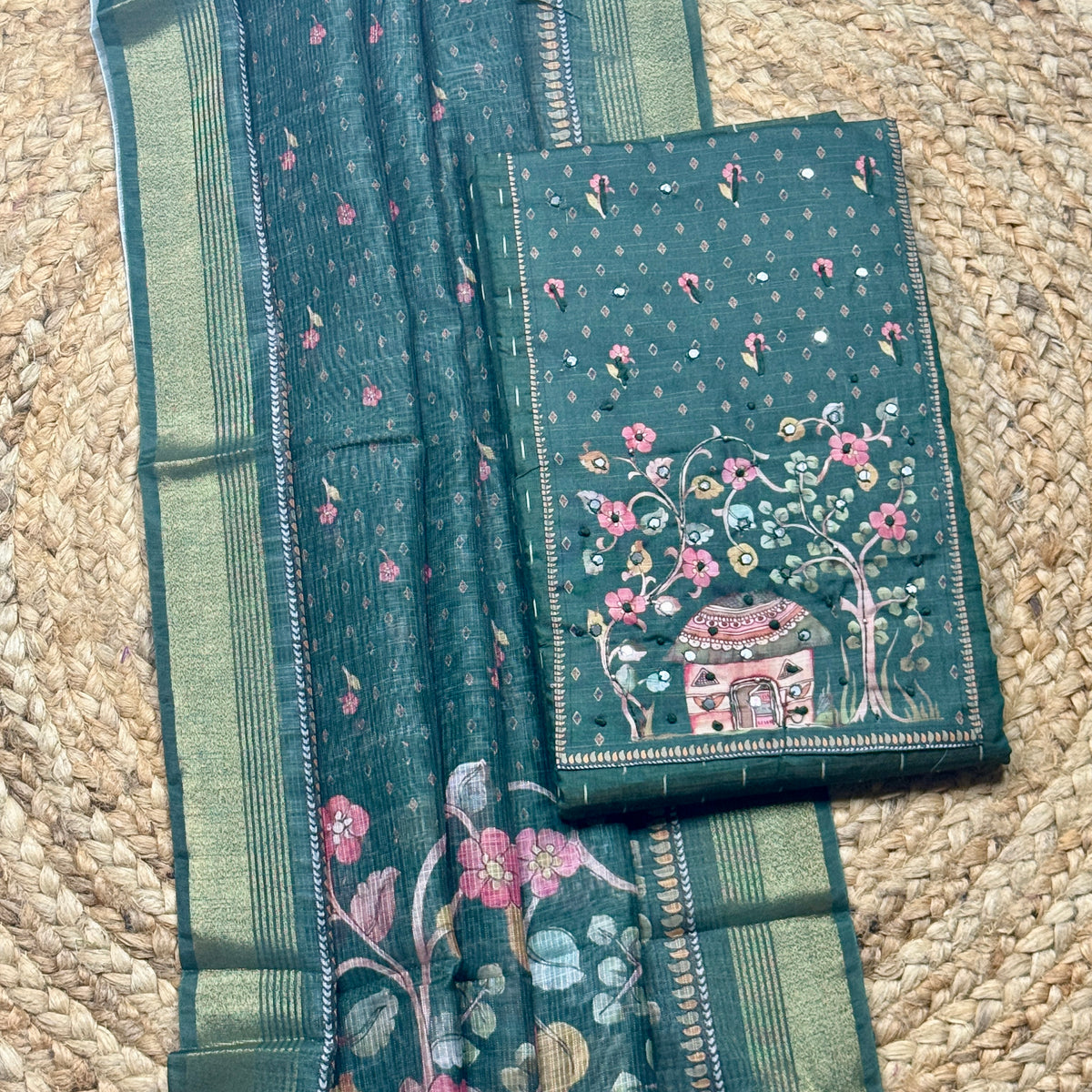 Chanderi Silk Salwar Suit