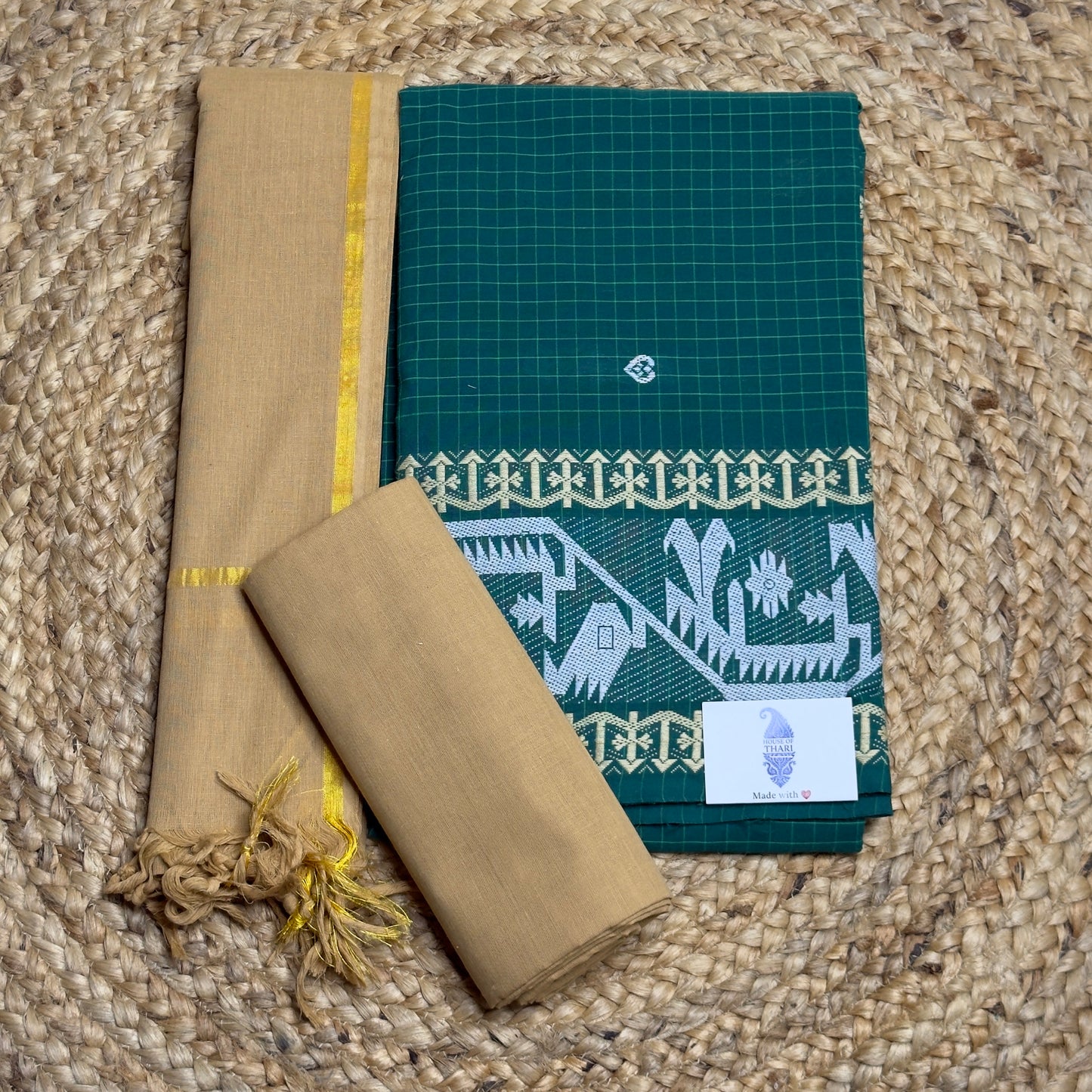 Handloom Jamdhani Cotton- HOTUSM350