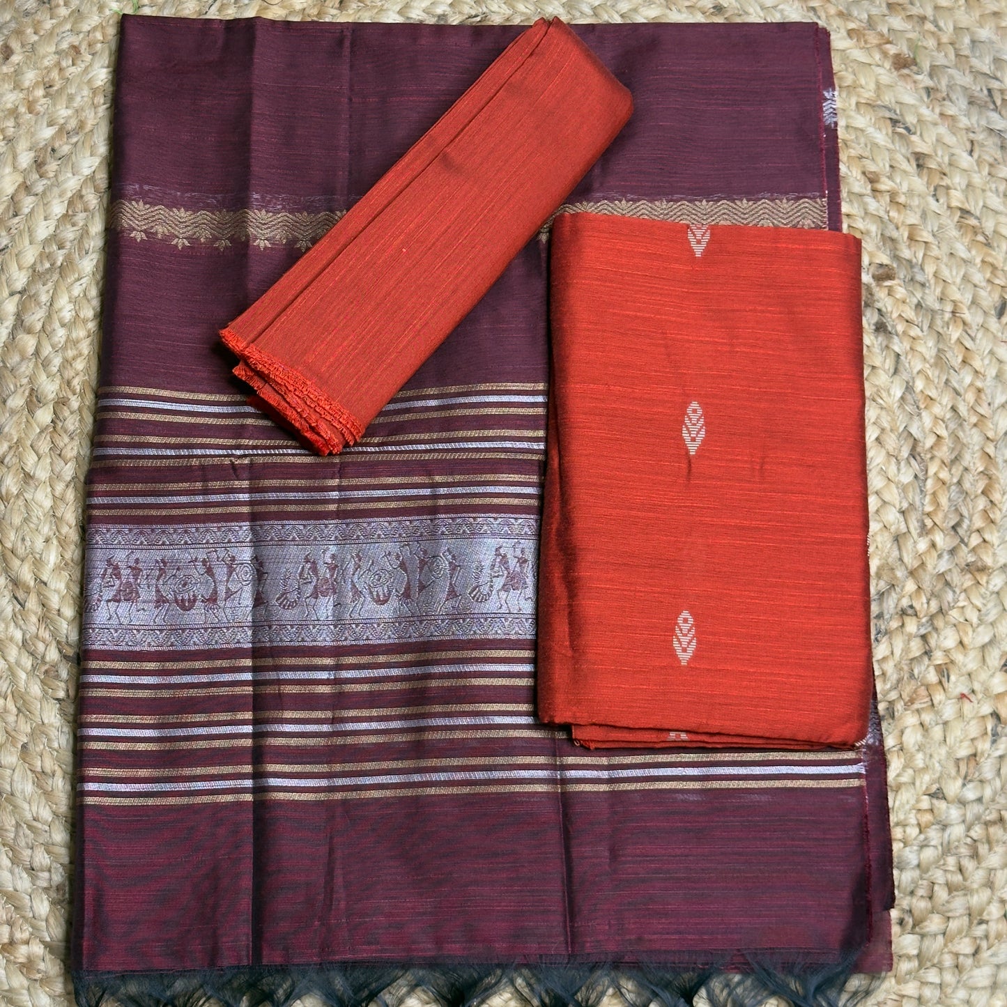 Raw Silk Salwar Suit HOTUSM355