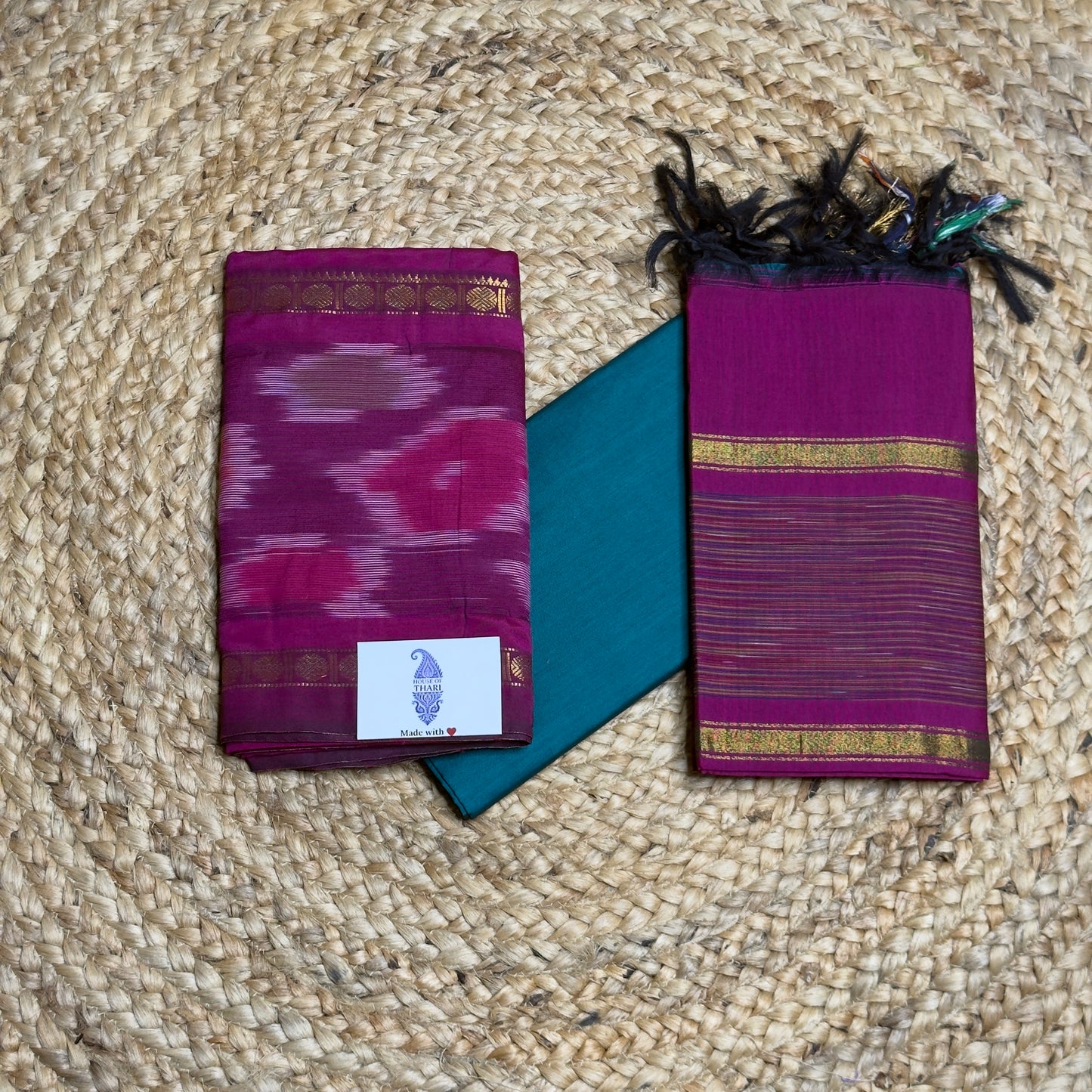 Pochampally Sico Silk Suit HOTUSM344