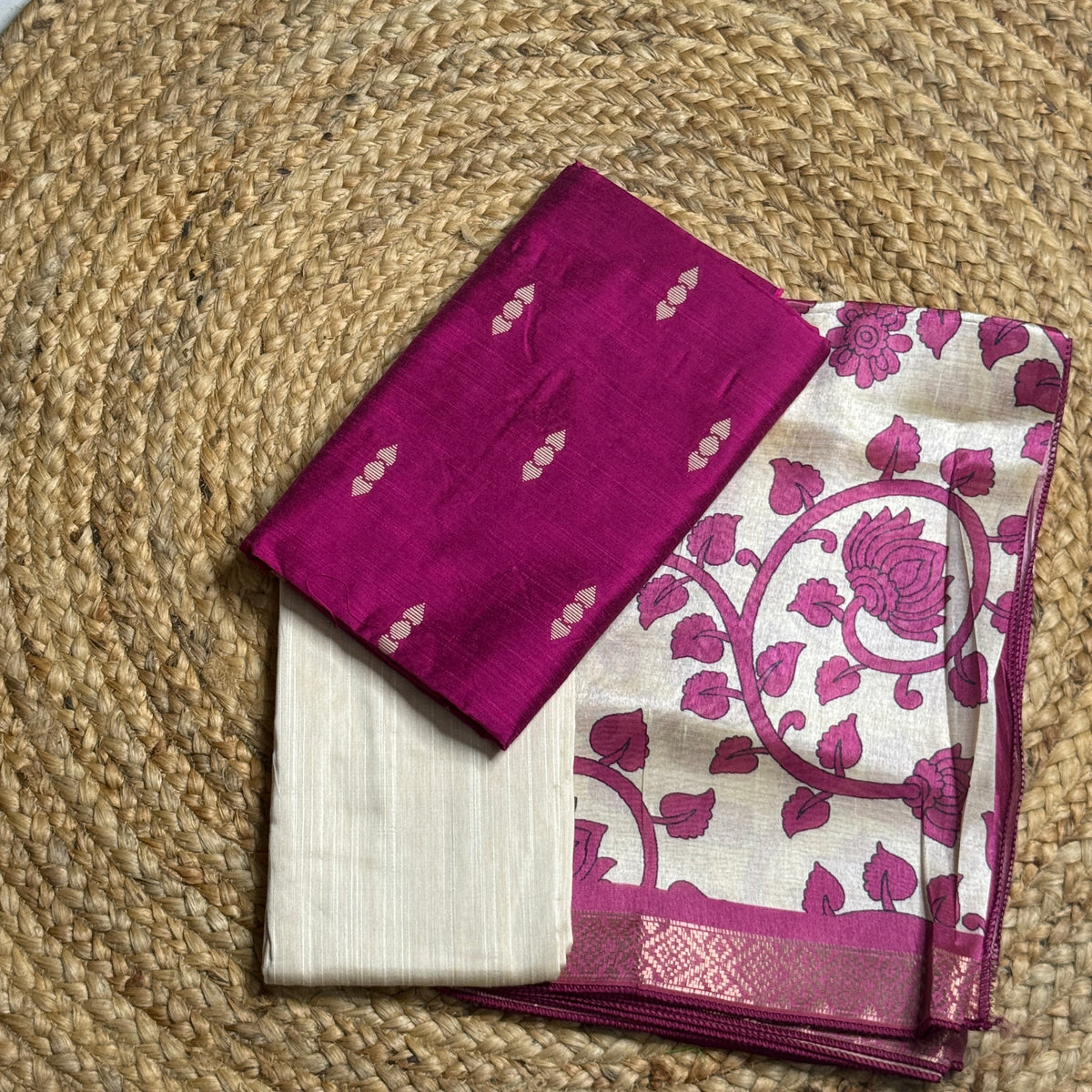 Raw Silk Salwar Suit