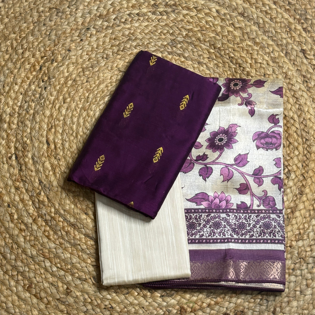 Raw Silk Salwar Suit