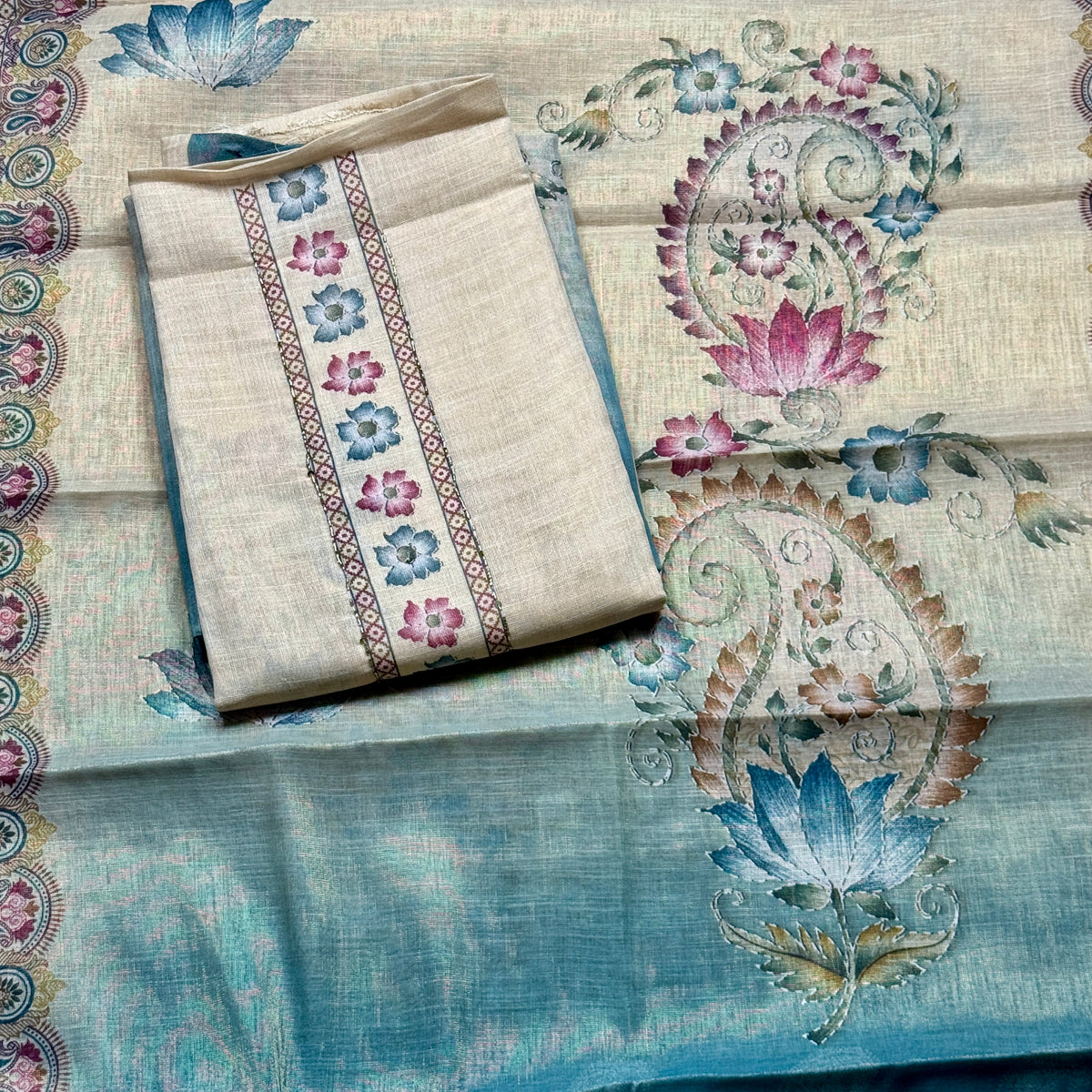 Chanderi Silk Salwar Suit
