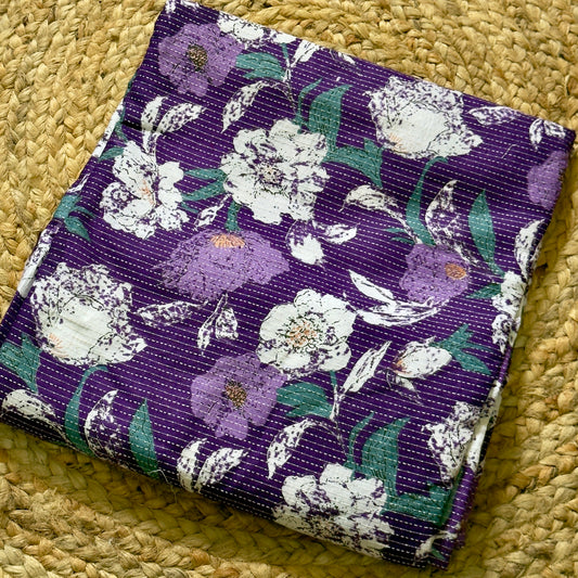 Katha Cotton- Purple