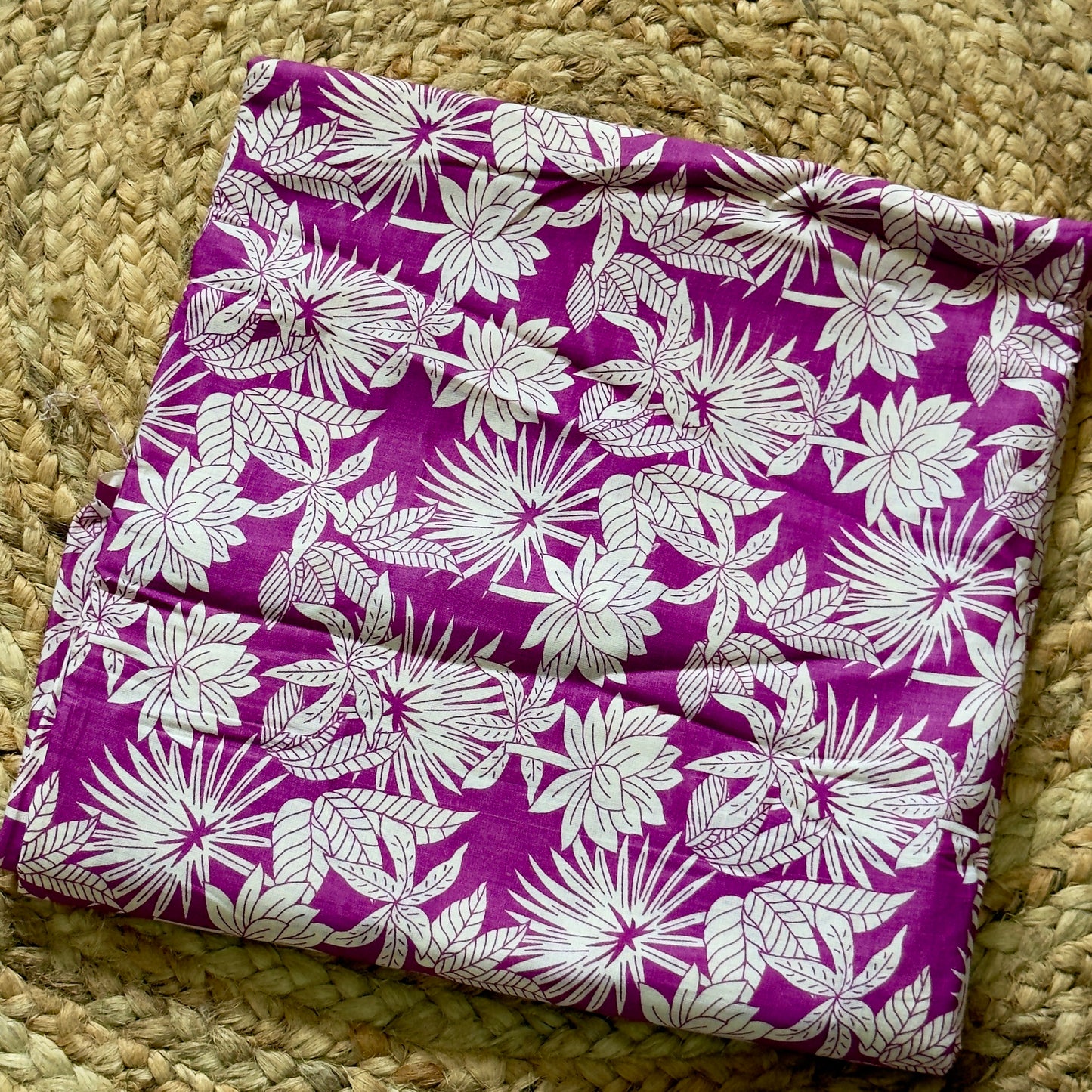 Cambric cotton- Purple Floral print