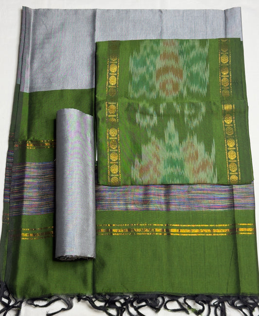 Pochampally Sico Silk Suit HOTUSM204