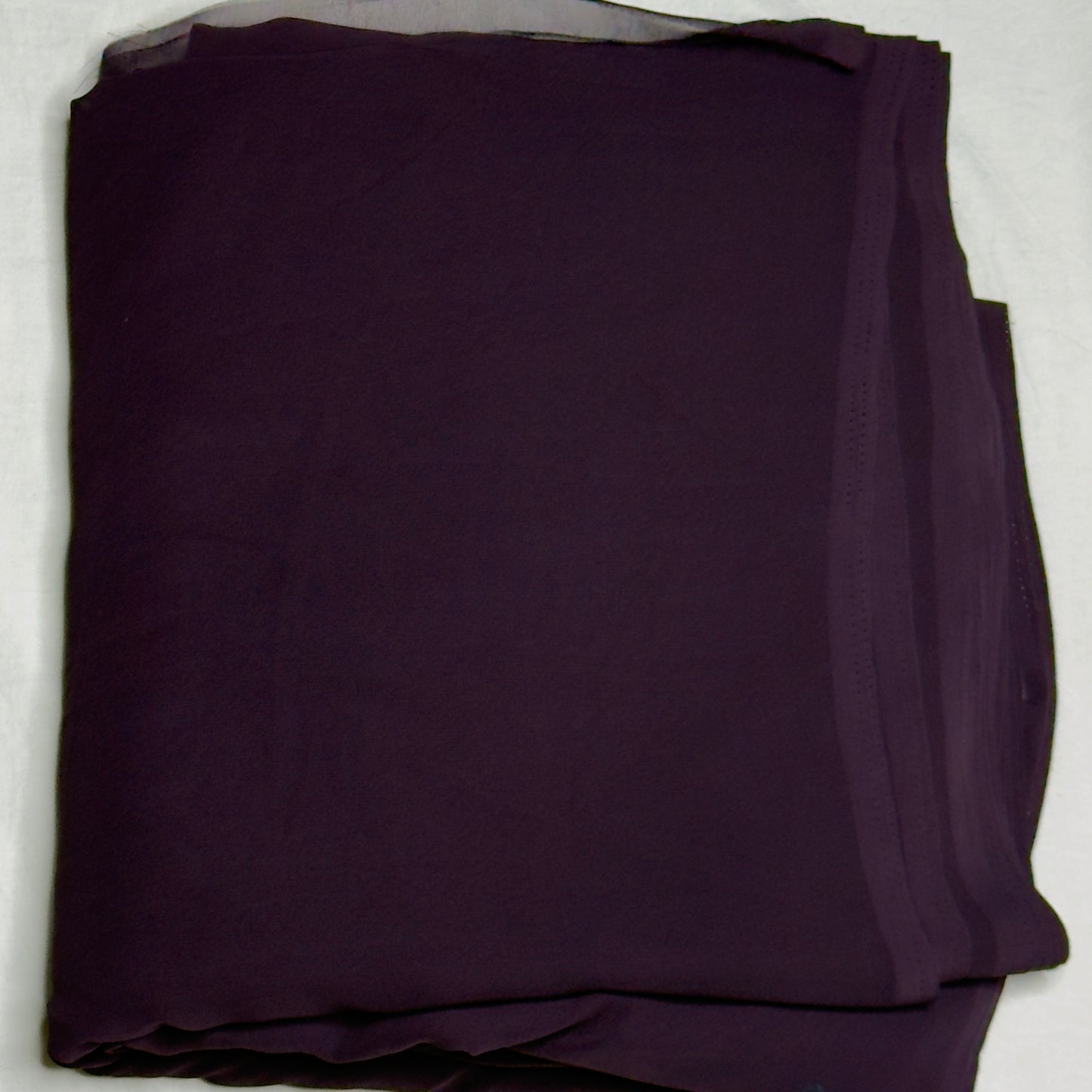 Plain Georgette- Dark Purple