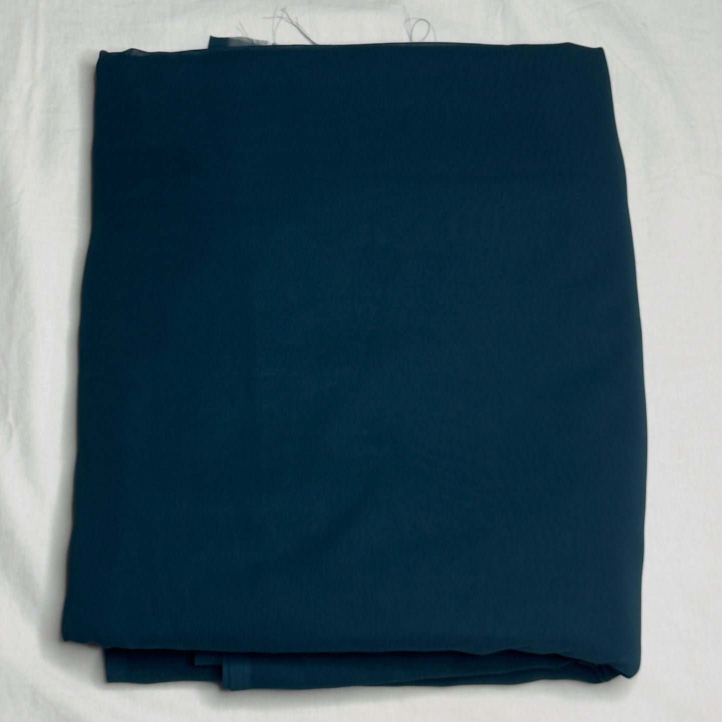 Plain Georgette- Teal Blue