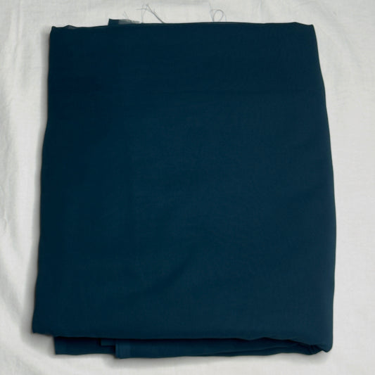 Plain Georgette- Teal Blue