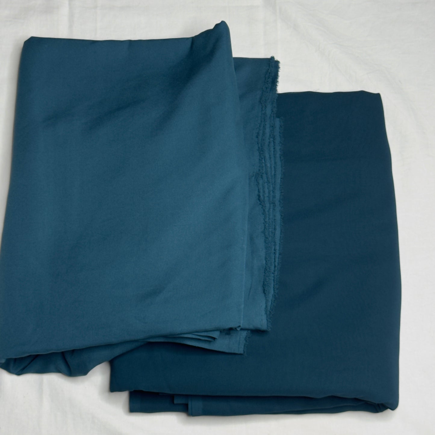 Plain Georgette- Teal Blue