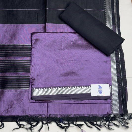 Mangalagiri suit- Purple HOTUSM274