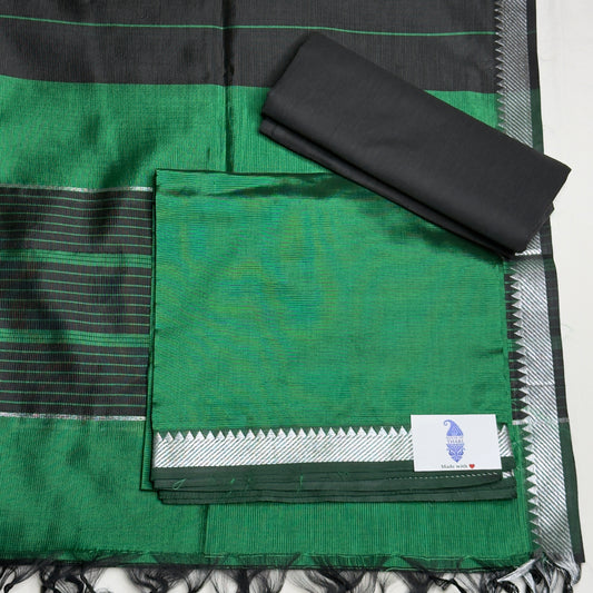 Mangalagiri suit- Dark Green HOTUSM274