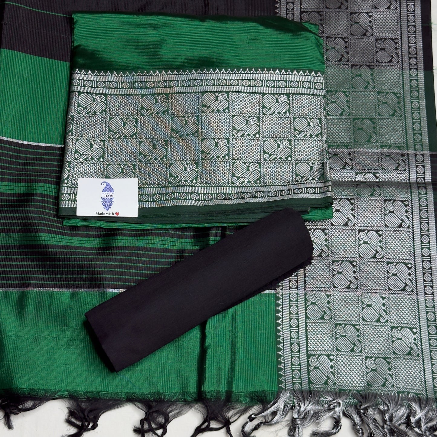 Mangalagiri suit- Dark Green HOTUSM276