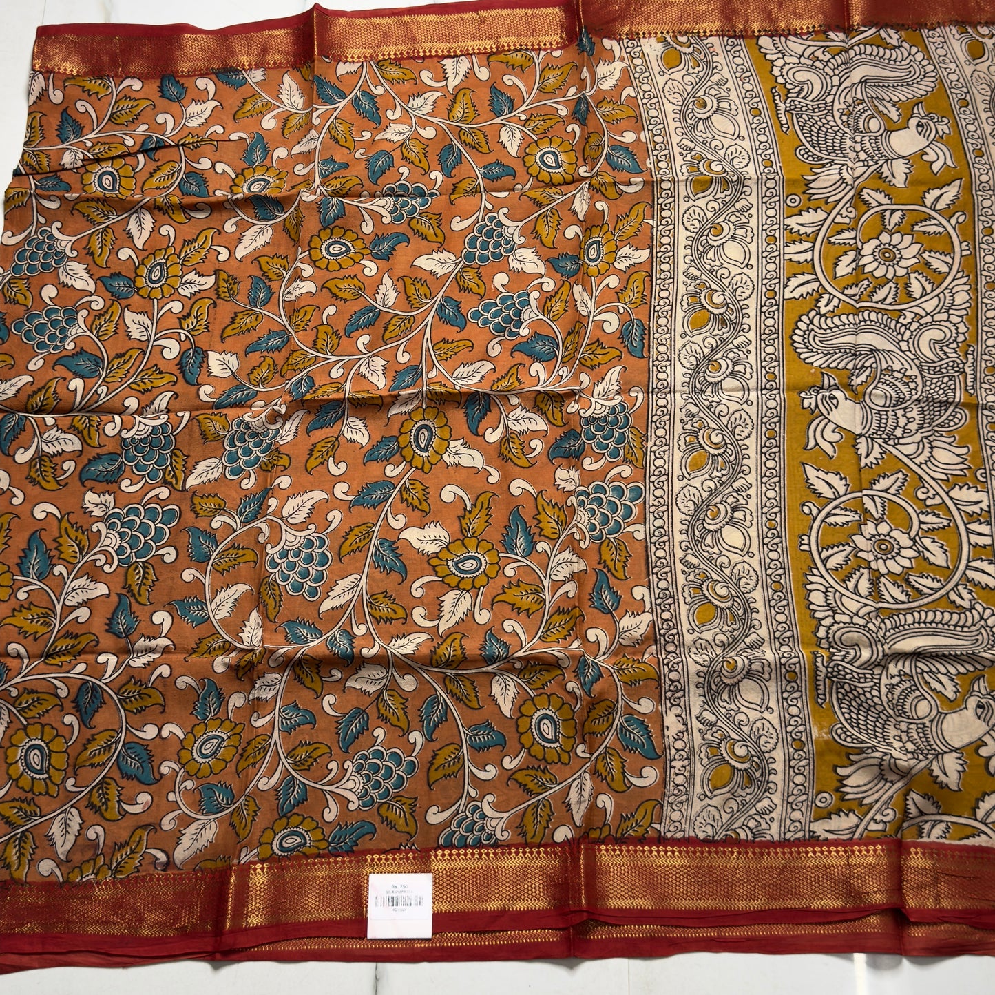 Kalamkari Silk Dupatta HOTD07