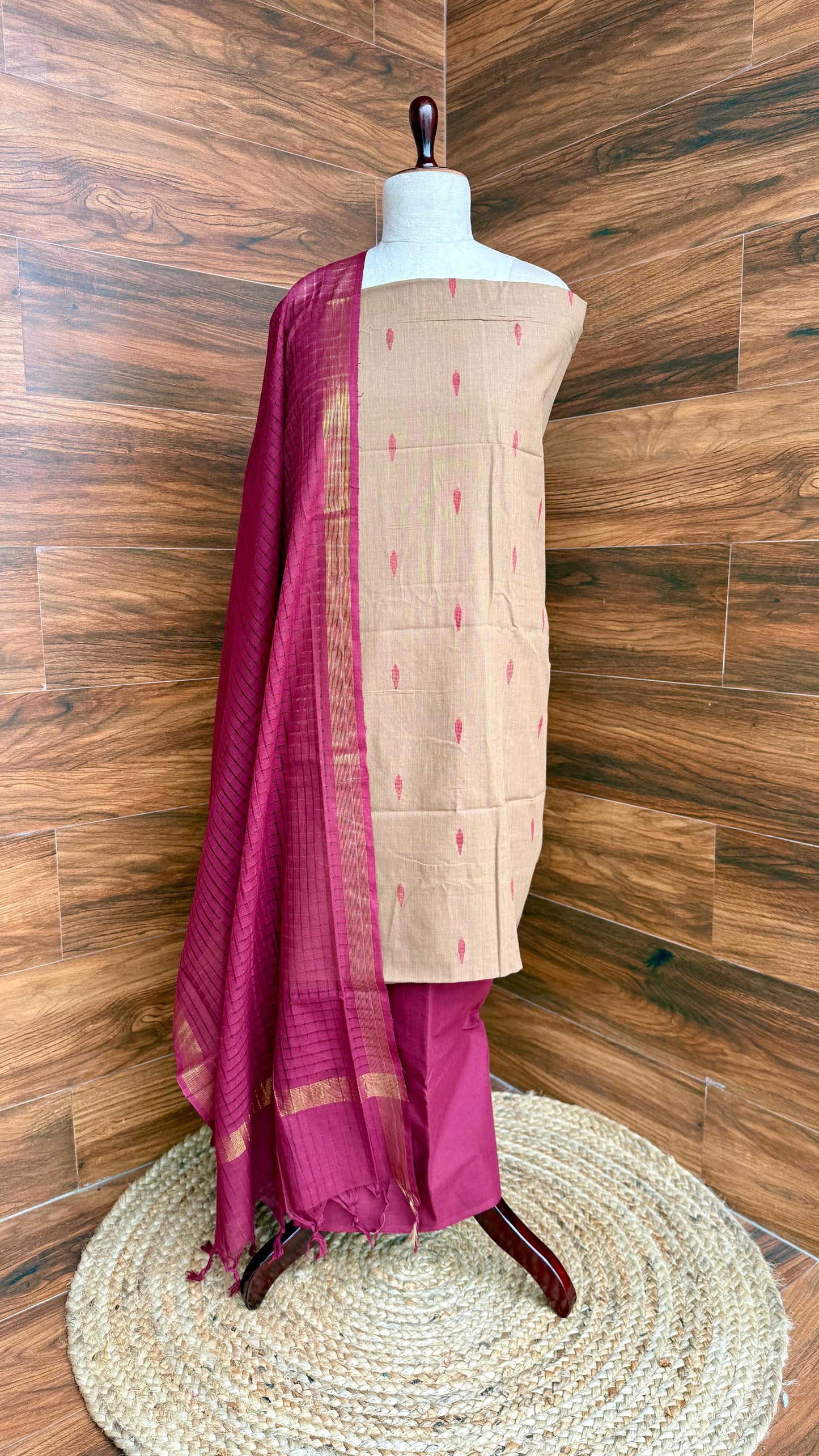Handloom Cotton- Salwar Material HOTUSM82