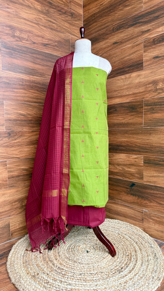Handloom Cotton- Salwar Material HOTUSM102