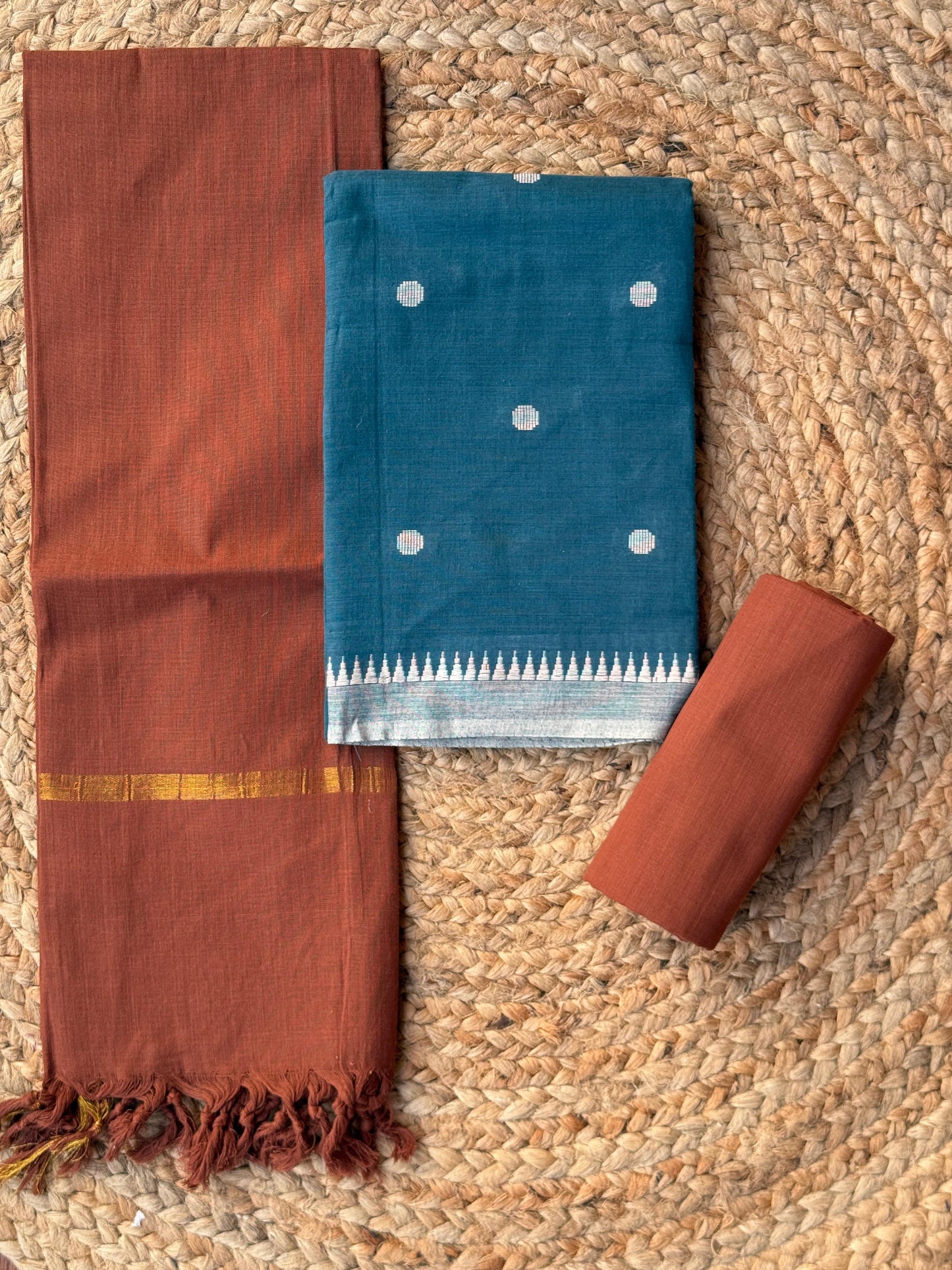 Handloom Cotton- Salwar Material HOTUSM198