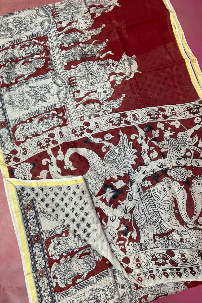Kalamkari Kota Saree HOTCS05