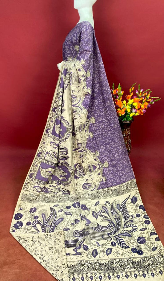 Kalamkari Cotton Saree HOTCS04
