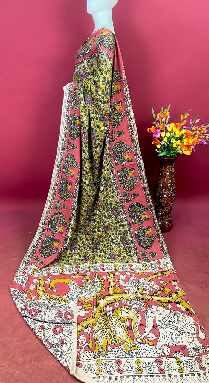Kalamkari Cotton Saree HOTCS03