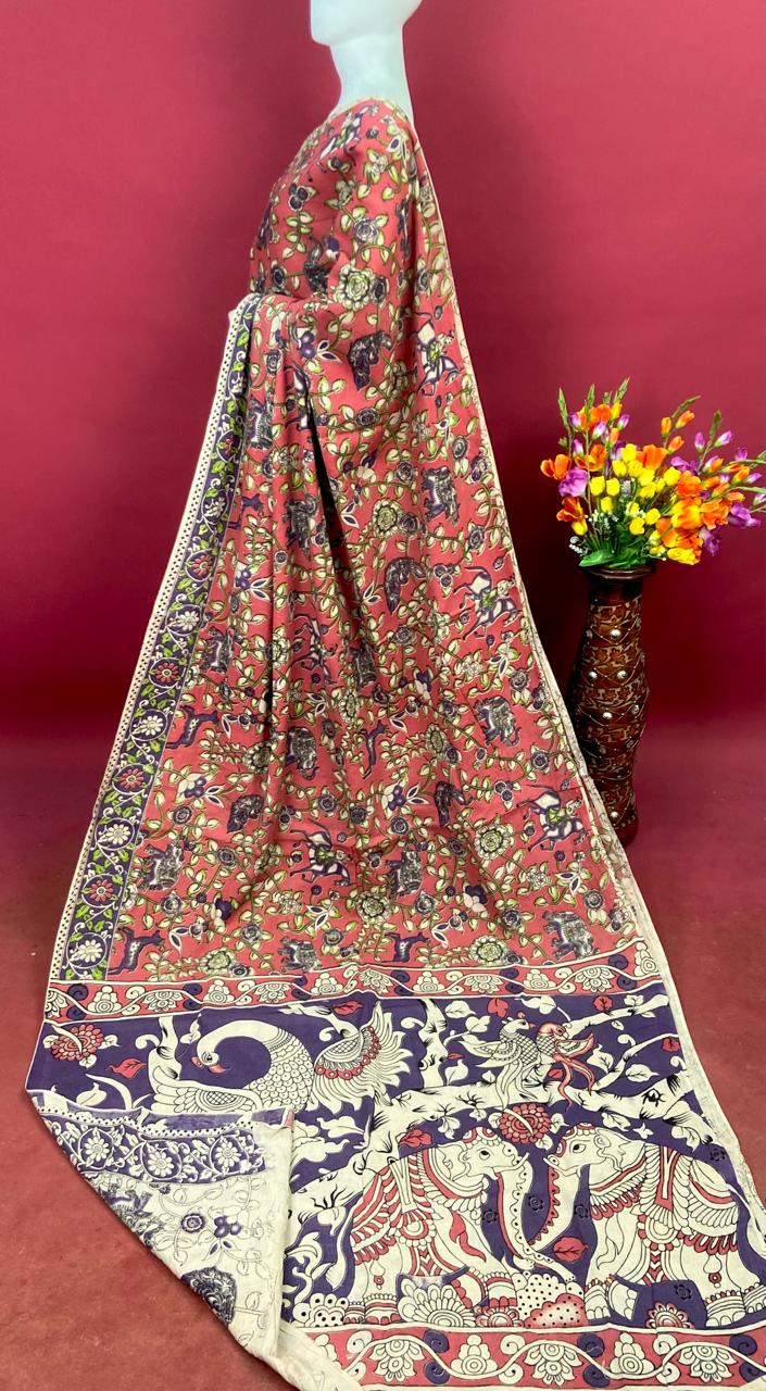 Kalamkari Cotton Saree HOTCS03