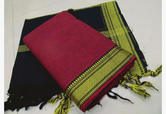 Mangalagiri Salwar Suit - Maroon HOTUSM298, HOTUSM332
