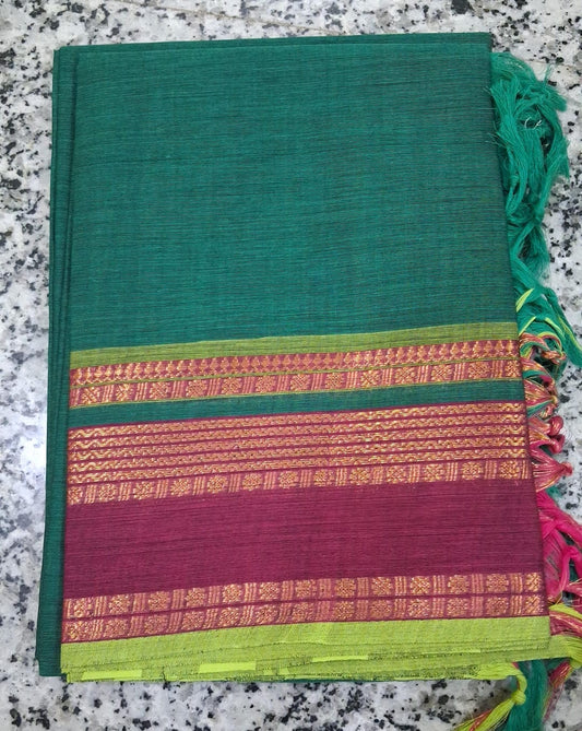 Chettinad Cotton Salwar Suit - Green HOTUSM314