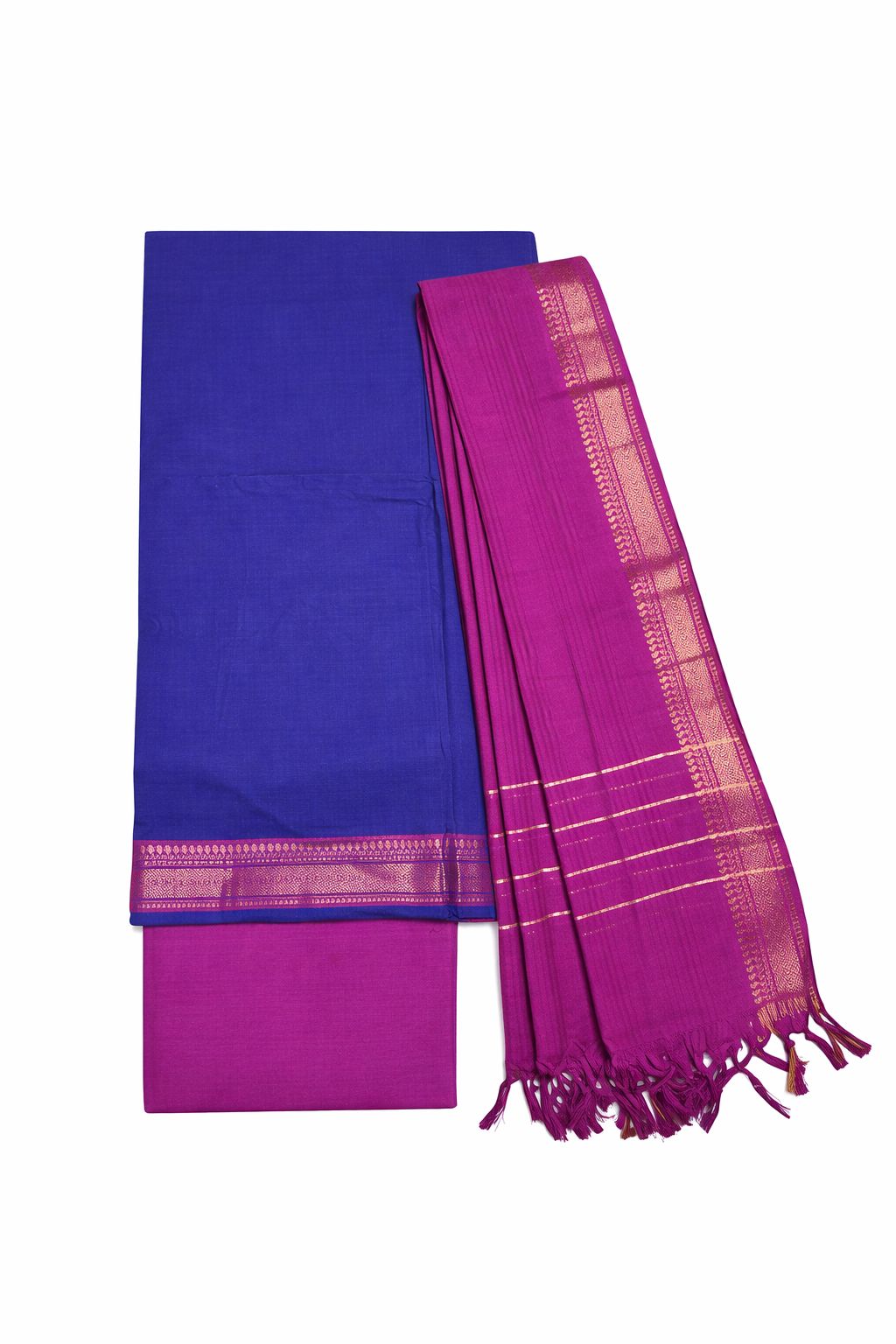 Mangalagiri Salwar Suit - Blue HOTUSM301