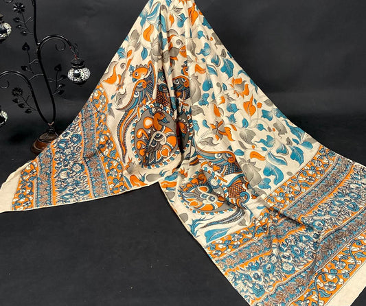 Kalamkari Cotton Dupatta - 2