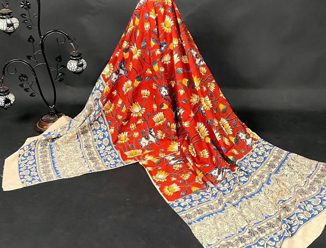 Kalamkari Cotton Dupatta - 3