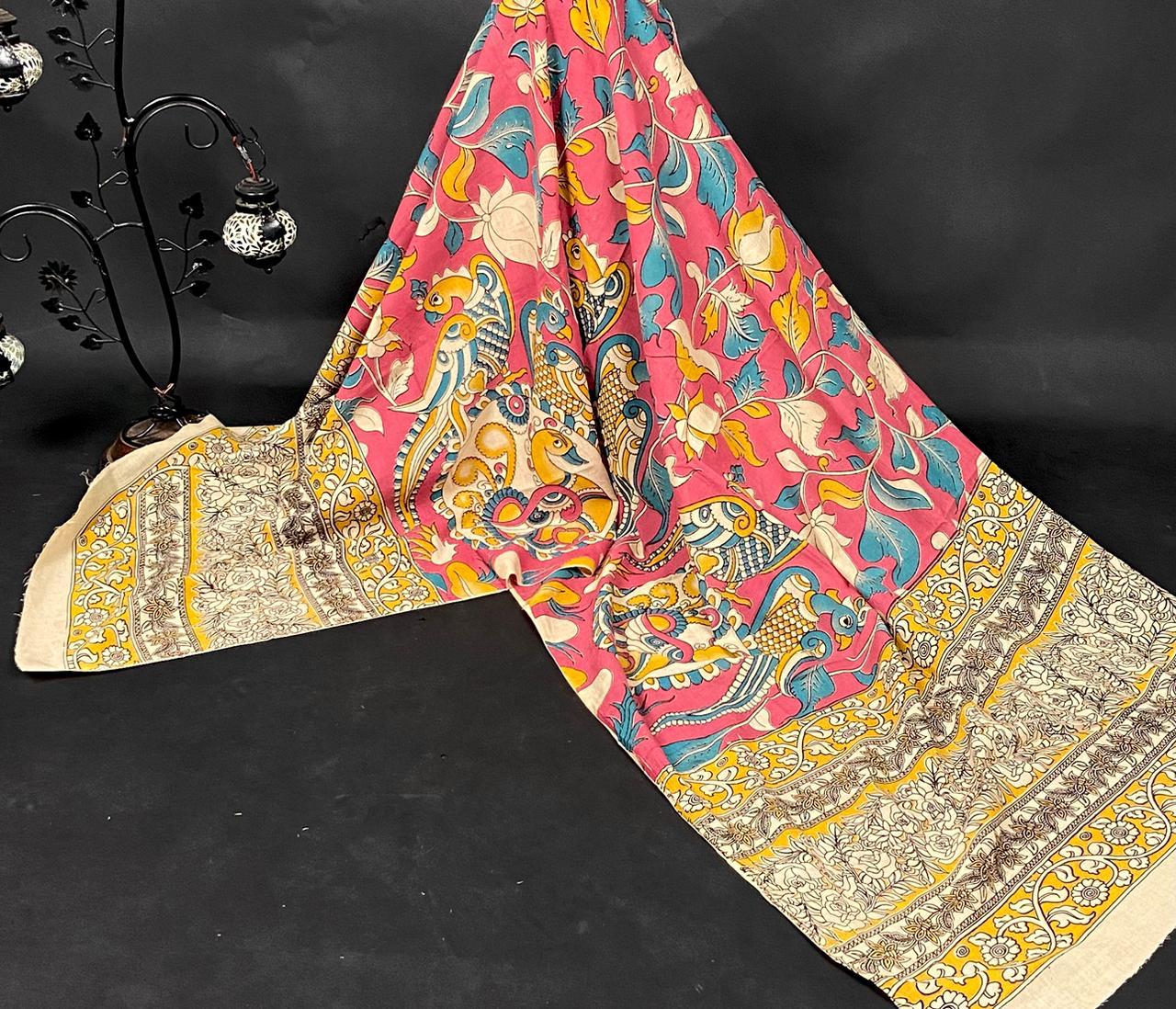 Kalamkari Cotton Dupatta - 4