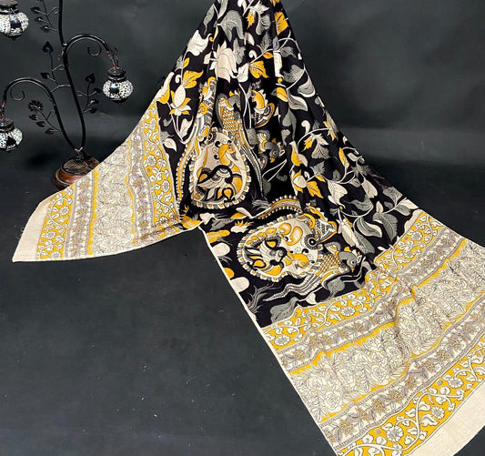 Kalamkari Cotton Dupatta - 5
