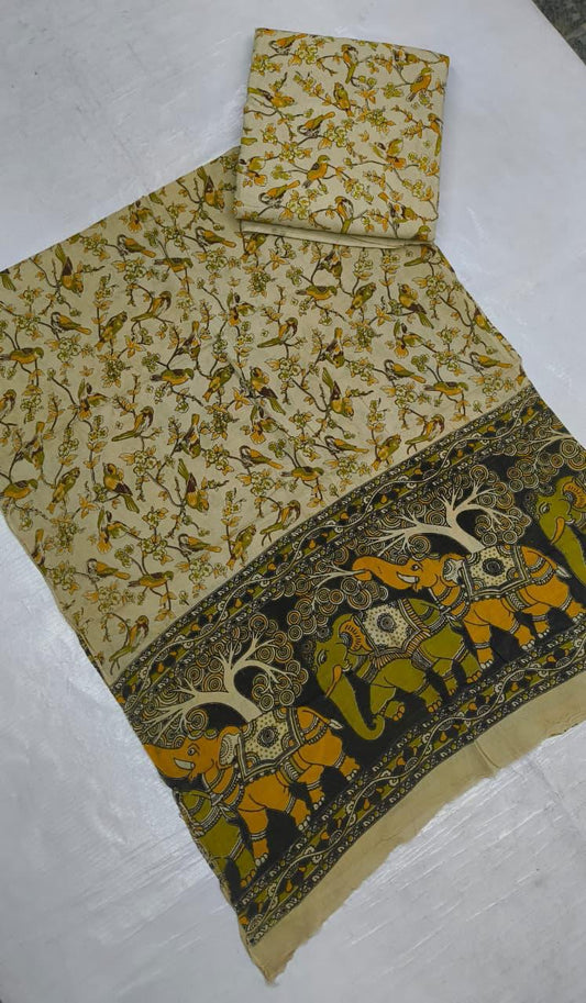 Kalamkari Dupatta & Bottom - 2
