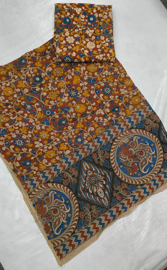 Kalamkari Dupatta & Bottom - 1